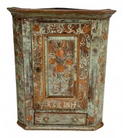 Swedish Wall Counter Cupboard circa 1804