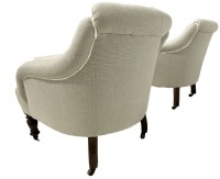 Pair of Mid Century Upholstered Armchairs