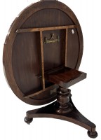 Antique Flame Mahogany Center Hall Table