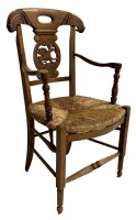 Antique French Provencial Fireside Chair
