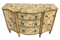 Hand Painted Chinoiserie Cabinet