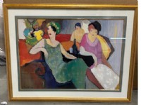 In the Lounge Framed Print by Tarkay