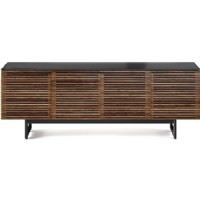 Corridor Natural Walnut Low Quad Cabinet