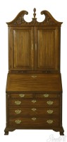 Henkel Harris Walnut Chippendale Secretary Desk