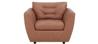 Damar Tan Leather Club Chair
