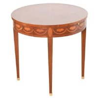 Baker Furniture Federal Mahogany Tea Table