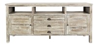 Artisans Craft 70" Washed Gray TV Console